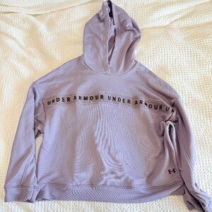 Under Armour Light Purple Hoodie Mesh Detail - Size M